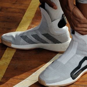 adidas no lace basketball shoes